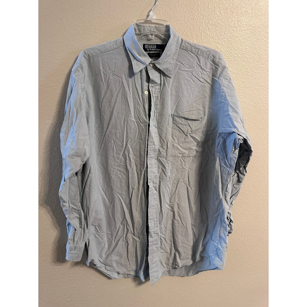 Polo Ralph Lauren Button Down Shirt Striped Long Sleeve Casual Top Medium